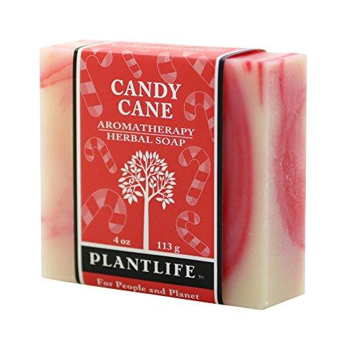 Candy Cane Aromatherapy Herbal Soap Natural Soap Plantlife 