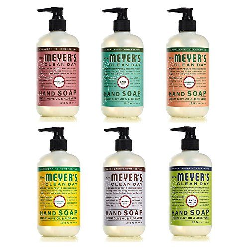 Mrs. Meyer's Clean Day Liquid Hand Soap, 12.5 Oz Each, Pack of 6 Skin Care Mrs. Meyer's Clean Day 