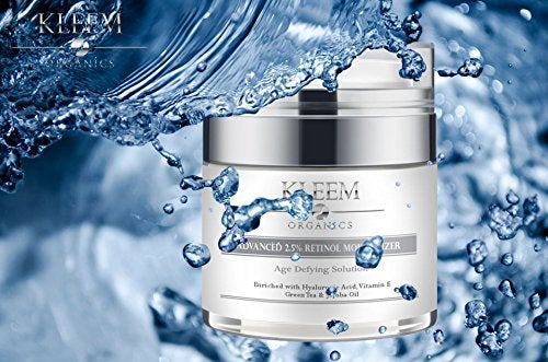 Advanced Anti Aging Retinol Cream Twin Set for Women & Men - Results in 5 Weeks (2 CREAMS) Skin Care Kleem Organics 