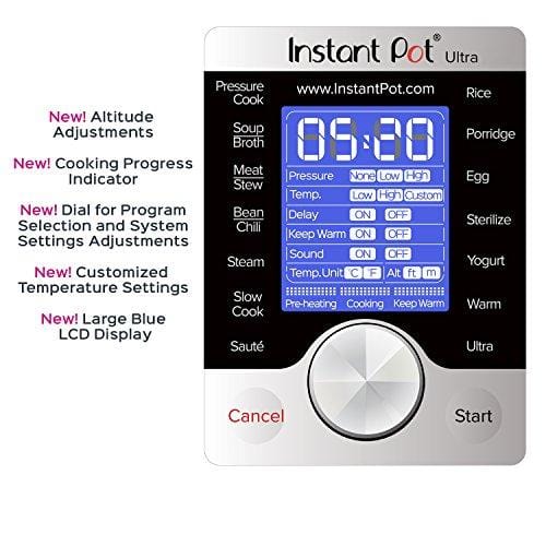 Ultra 3 Qt 10-in-1 Multi- Use Programmable Pressure Cooker, Slow Cooker, Rice Cooker, Yogurt Maker, Cake Maker, Egg Cooker, Sauté, Steamer, Warmer, and Sterilizer Kitchen & Dining Instant Pot 