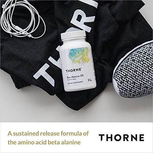 Thorne Research - Beta Alanine-SR with CarnoSyn - Sustained-Release Amino Acid for Muscle Endurance - NSF Certified for Sport - 120 Tablets Supplement Thorne Research 