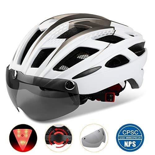 basecamp zoom cycling bike helmets with removable shield visor Basecamp Bike Helmet, Bicycle Helmet CPSC Certified Cycling/Climbing H — ShopWell