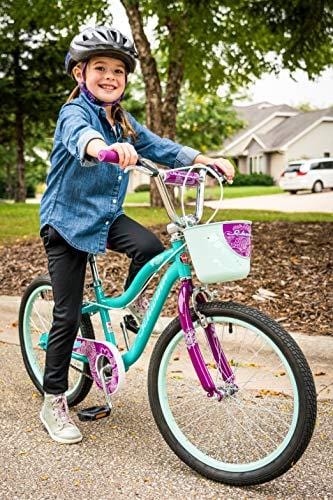 Schwinn Elm Girls Bike for Toddlers and Kids, 20-Inch Wheels, Teal Outdoors Schwinn 