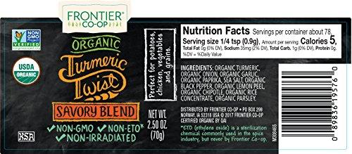 Organic Turmeric Twist Savory Blend | Turmeric, Chipotle, Garlic, Black Pepper Food & Drink Frontier 
