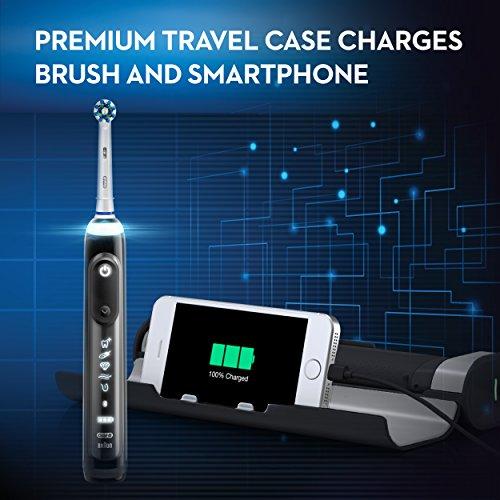 Oral-B Genius Pro 8000 Electronic Power Rechargeable Battery Electric Toothbrush with Bluetooth Connectivity Powered by Braun, Black Electric Toothbrush Oral B 