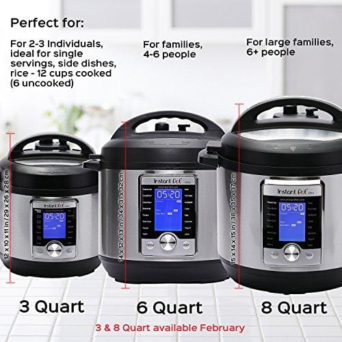 Ultra 3 Qt 10-in-1 Multi- Use Programmable Pressure Cooker, Slow Cooker, Rice Cooker, Yogurt Maker, Cake Maker, Egg Cooker, Sauté, Steamer, Warmer, and Sterilizer Kitchen & Dining Instant Pot 