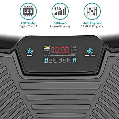 Bluefin Fitness Vibration Platform | Ultra Slim | Built-in Bluetooth Speakers | Silent Drive Motor | Ideal for Toning and Weight Loss Machine Sports Bluefin Fitness 