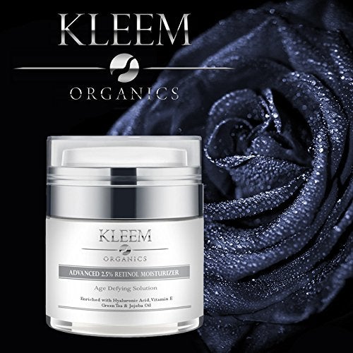 Advanced Anti Aging Retinol Cream Twin Set for Women & Men - Results in 5 Weeks (2 CREAMS) Skin Care Kleem Organics 