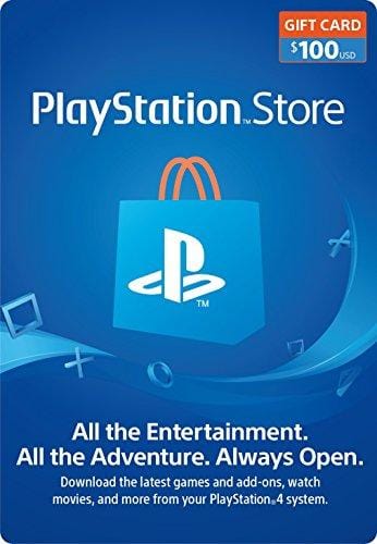 $100 PlayStation Store Gift Card [Digital Code] Digital Video Games Playstation 