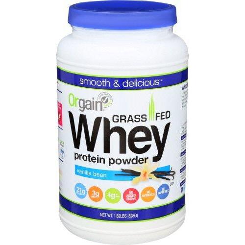 Orgain Grass Fed Whey Protein Powder Supplement Orgain 