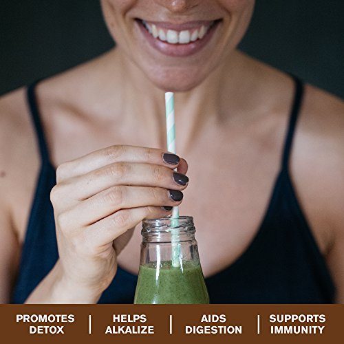 Amazing Grass Green Superfood Organic Powder with Wheat Grass and Greens, Flavor: Chocolate, 30 Servings Supplement Amazing Grass 