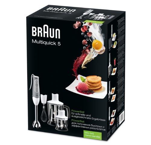 Braun MQ545 Multiquick 5 Hand Blender with Chopper & Grinder, 220V (European Cord) Kitchen & Dining Braun 