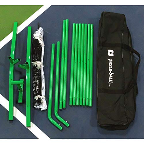 3.0 Portable Pickleball Net System (Set Includes Metal Frame and Net in Carry Bag) | Durable and Easy to Assemble Sports Pickle-Ball 