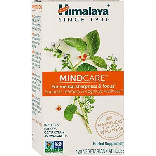 MindCare/Mentat with Bacopa and Gotu Kola for Brain and Mental Alertness Supplement Himalaya Herbal Healthcare 