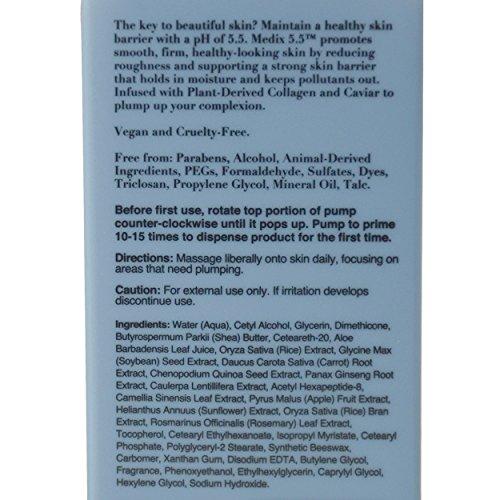 Medix 5.5 Collagen Cream with Caviar. Anti-aging Moisturizer. Firms And Tightens For Younger Looking Skin. Anti-Aging Cream Infused With Peptides, Aloe Vera, and Green Tea. (15oz) Skin Care Medix 5.5 
