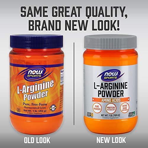 NOW Sports L-Arginine Powder, 1-Pound Supplement Now Sports 
