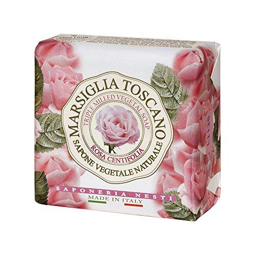 Nesti Dante Nesti dante marsiglia toscano triple milled vegetal soap - rosa centifolia, 7oz, 7 Ounce Natural Soap Nesti Dante 