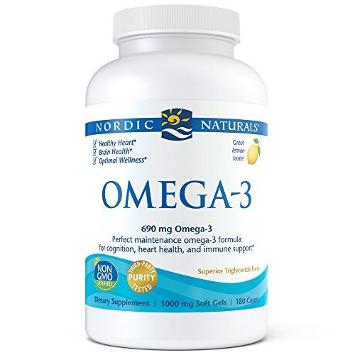 Nordic Naturals - Omega-3, Cognition, Heart Health, and Immune Support, 180 Soft Gels Supplement Nordic Naturals 