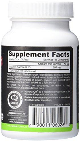 Jarrow Formulas QH-Absorb, High Absorption/Enhanced Stability, 200 mg, 60 Softgels Supplement Jarrow 
