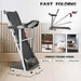 Merax Folding Treadmill Electric Treadmill Motorized Running Machine with Speakers for Home Use,Easy Assembly Running Machine Walking and Jogging Machine,12 Preset Programs Sports Merax 