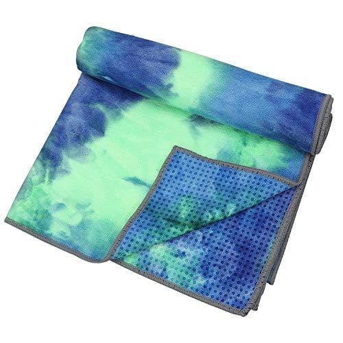 Pefi Yoga Towels, Non Slip Hot Yoga Towel Skidless Waffle Texture, 100% Absorbent Odorless Microfiber, Standard Sized 24 inchx72 inch Mat Towel,for Hot Yoga, Bikram, Pilates Sports Pefi 