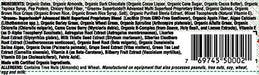 Greens+ Plusbar Energy Chocolate | Organic | Vegan | Non-GMO | Soy, Dairy & Gluten Free Bar Made with Organic Dates, Dark Chocolate, Almonds & Superfoods |EcoCert Certified| 70% Cacao, Box of 12 Bars Supplement Greens+ 
