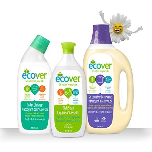 Ecover Zero Laundry Detergent, Fragrance Free, 93 Ounce (Pack 4) Laundry Detergent Ecover 