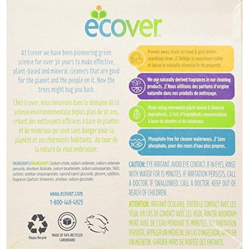 Ecover Automatic Dishwasher Soap Tablets, Citrus, 25 Count, 6 Pack Dishwasher Detergent Ecove 