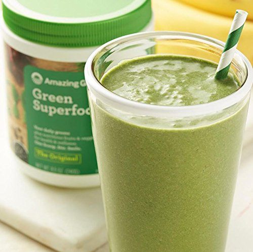 Amazing Grass Green Superfood Organic Powder with Wheat Grass and Greens, Flavor: Original, 100 Servings Supplement Amazing Grass 