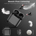 TOZO T6 True Wireless Earbuds Bluetooth Headphones Touch Control with Wireless Charging Case IPX8 Waterproof TWS Stereo Earphones in-Ear Built-in Mic Headset Premium Deep Bass for Sport Black Electronics TOZO 