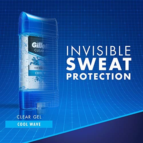 Gillette Endurance Antiperspirant / Deodorant, Cool Wave Clear Gel, 3.8 Ounce (Pack of 2), Packaging may Vary Drugstore Gillette 