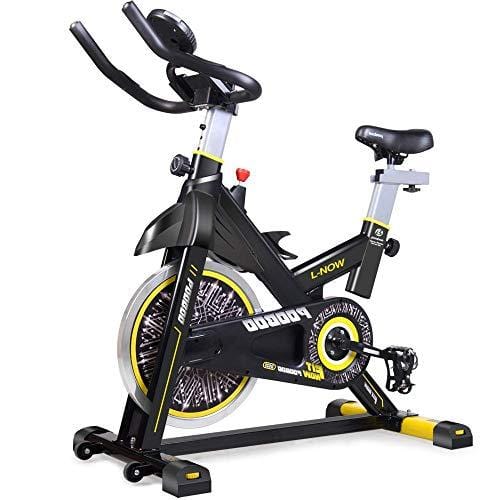 pooboo Indoor Cycling Bike, Belt Drive Indoor Exercise Bike,Stationary Bike LCD Display for Home Cardio Workout Bike Training Sports pooboo 
