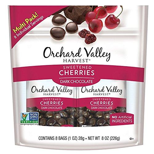 Orchard Valley Harvest Dark Chocolate Cherries, Non-GMO, 1 oz, 8 Count Food & Drink Orchard Valley Harvest 