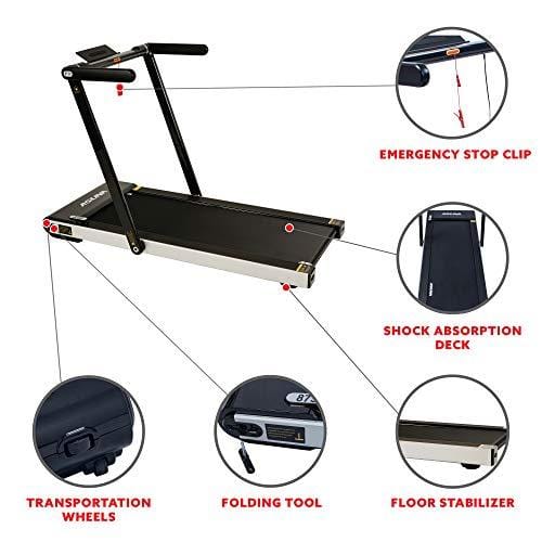 Sunny health & fitness best sale asuna space saving treadmill