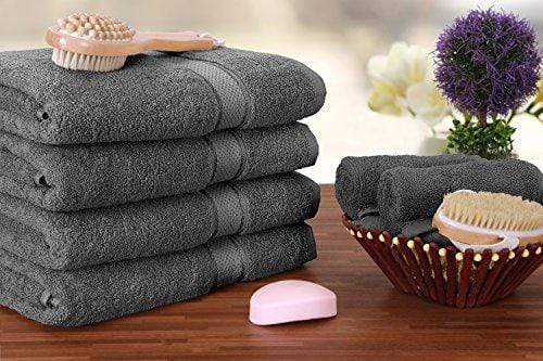 Utopia Towels Premium Bath Towel Set (Pack of 4, 27 x 54) 100% Ring-Spun Cotton Towels for Hotel and Spa, Maximum Softness and Highly Absorbent by (Grey) Towel Utopia Towels 
