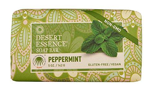 Desert essence organic peppermint soap (2pk) 5 oz Natural Soap Desert Essence 