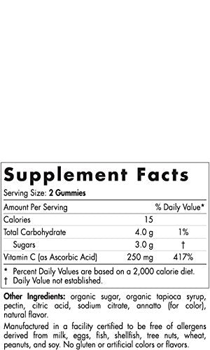 Nordic Naturals Vitamin C Gummies - Chewable Vitamin C Gummy Provides Daily Supplement Nordic Naturals 