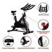 Sunny Health & Fitness Magnetic Belt Drive Indoor Cycling Bike with 44 lb Flywheel and Large Device Holder Sports Sunny Health & Fitness 