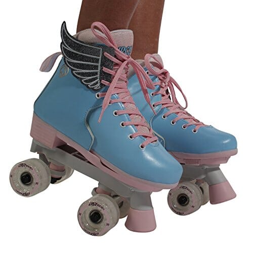 Circle Society Classic Adjustable Indoor and Outdoor Childrens Roller Skates - Classic Cotton Candy Outdoors Circle Society 