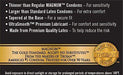 Trojan Magnum Thin 12ct Condom Trojan 