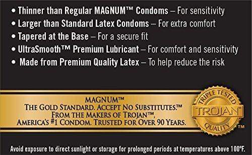 Trojan Magnum Thin 12ct Condom Trojan 