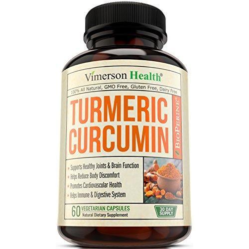 Turmeric Curcumin with Bioperine Joint Pain Relief Supplement Vimerson Health 