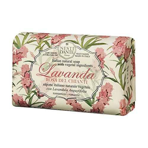 Nesti Dante Nesti dante lavanda natural soap - rosa del chianti - romantic, 5.29oz, 5.29 Ounce Natural Soap Nesti Dante 