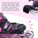 Adjustable Inline Skates for Girls and Boys with Light up Wheels Beginner Skates Safe and Durable Inline Roller Skates for Kids and Adults, Men and Women Pink Size 4 Outdoors Zuwaos 