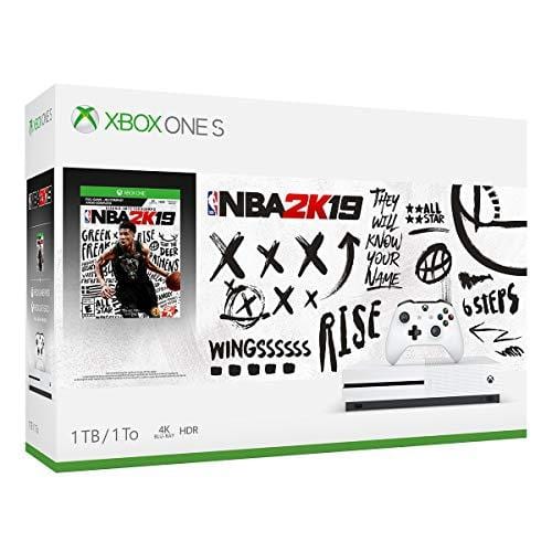 Xbox One S 1TB Console - NBA 2K19 Bundle (Discontinued) Video Games Microsoft 