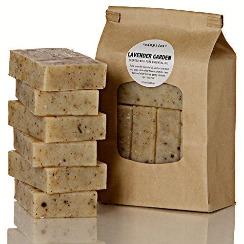 SIMPLICI Lavender Bar Soap Value Bag (6 Bars) Natural Soap Simplici 