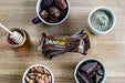 Greens+ Plusbar Energy Chocolate | Organic | Vegan | Non-GMO | Soy, Dairy & Gluten Free Bar Made with Organic Dates, Dark Chocolate, Almonds & Superfoods |EcoCert Certified| 70% Cacao, Box of 12 Bars Supplement Greens+ 