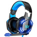 VersionTECH. G2000 Gaming Headset, Surround Stereo Gaming Headphones with Noise Cancelling Mic, LED Light & Soft Memory Earmuffs, Works with Xbox One, PS4, Nintendo Switch, PC Mac Computer Games -Blue Electronics VersionTECH. 