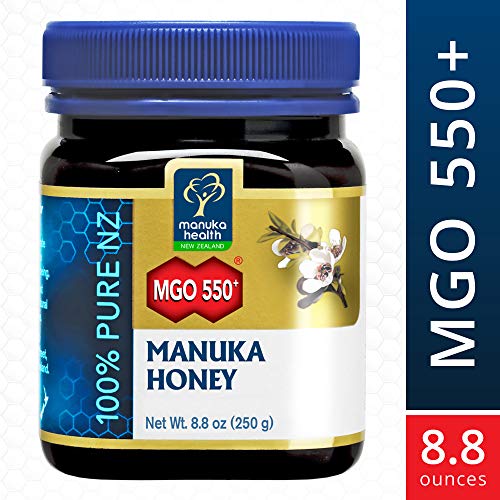 Manuka Health - MGO 550+ Manuka Honey, 100% Pure New Zealand Honey, 8.8 oz (250 g) Supplement Manuka Health 
