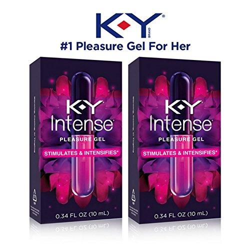 K-Y Intense Pleasure Gel Lubricant, 0.34 oz. (Pack of 2) Lubricant K-Y 